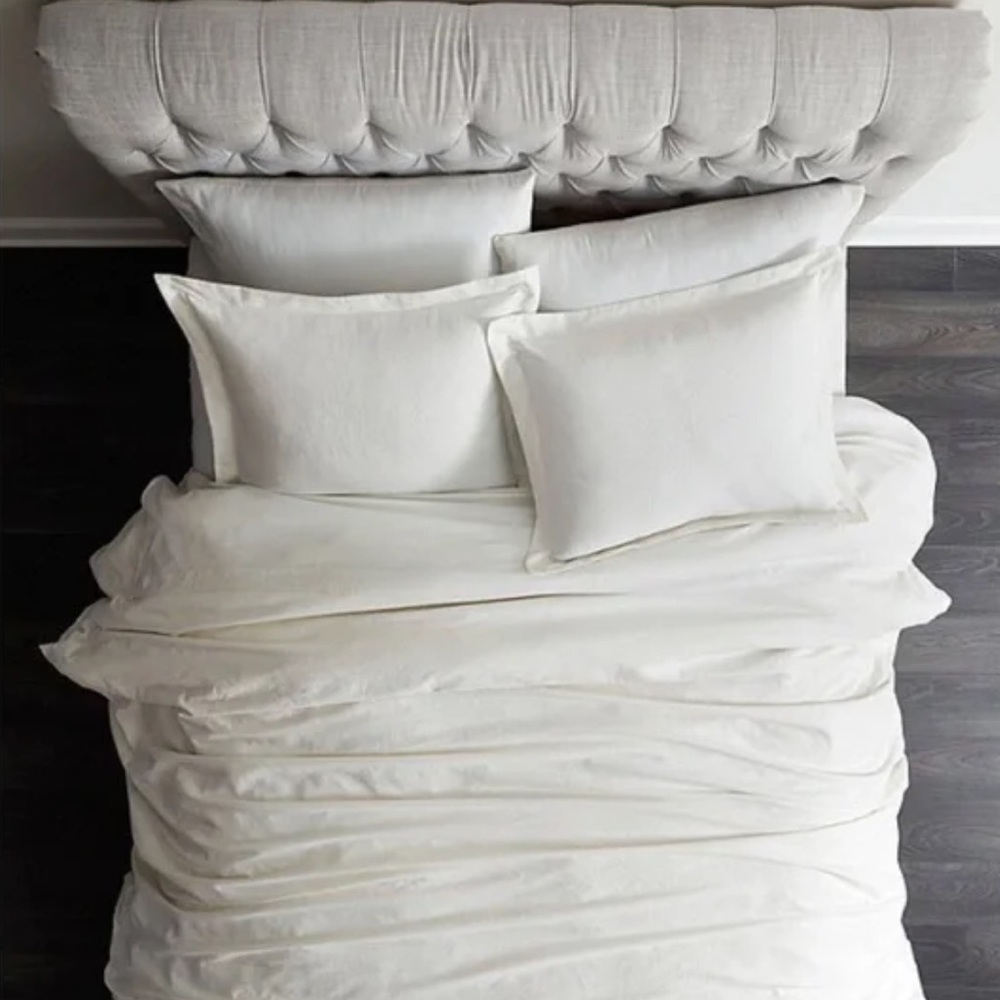 ✅New! Villa by Noble Excellence Basketweave Sugar 2 Euro Sham